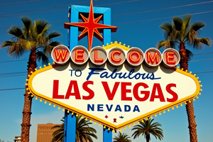 Welcome to Fabulous Las Vegas, Nevada sign