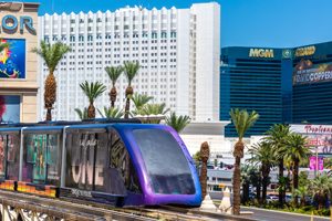 Mandalay Bay – Luxor – Excalibur Tram in Las Vegas